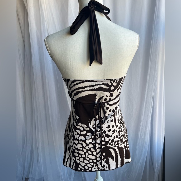 ⭐️ANIMAL PRINT HALTER TOP⭐️ Size S - Picture 4 of 6
